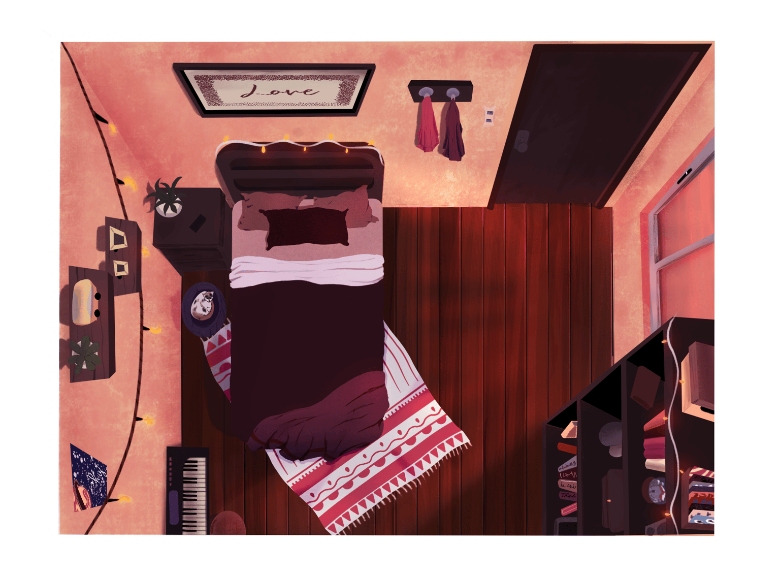 Bedroom scene - image 1 - student project
