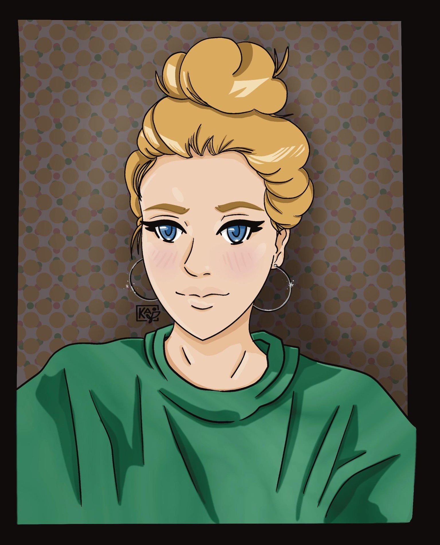 First time cell shading for a self portrait - image 1 - student project