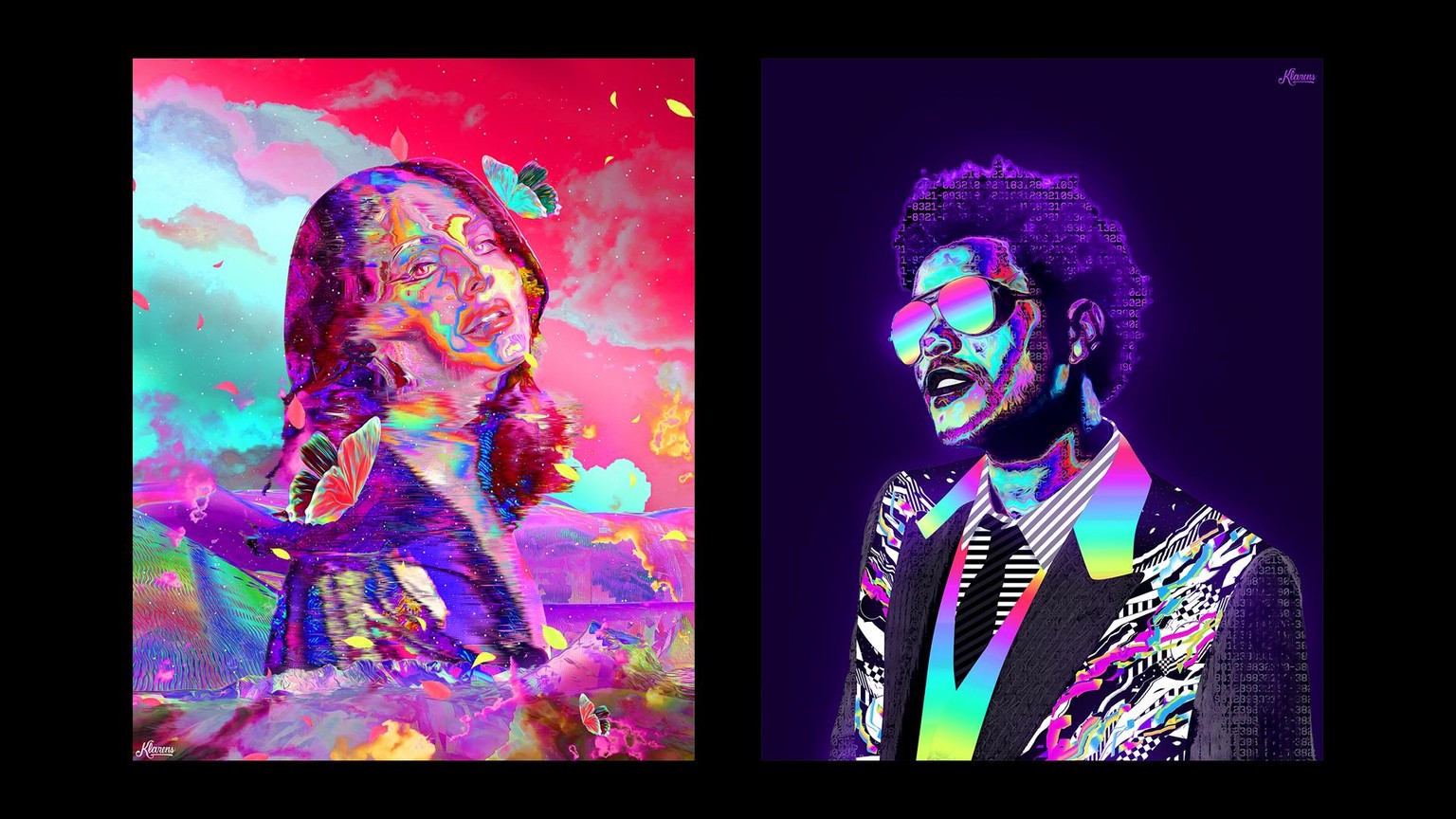 Retro Futuristic Portraits - image 1 - student project