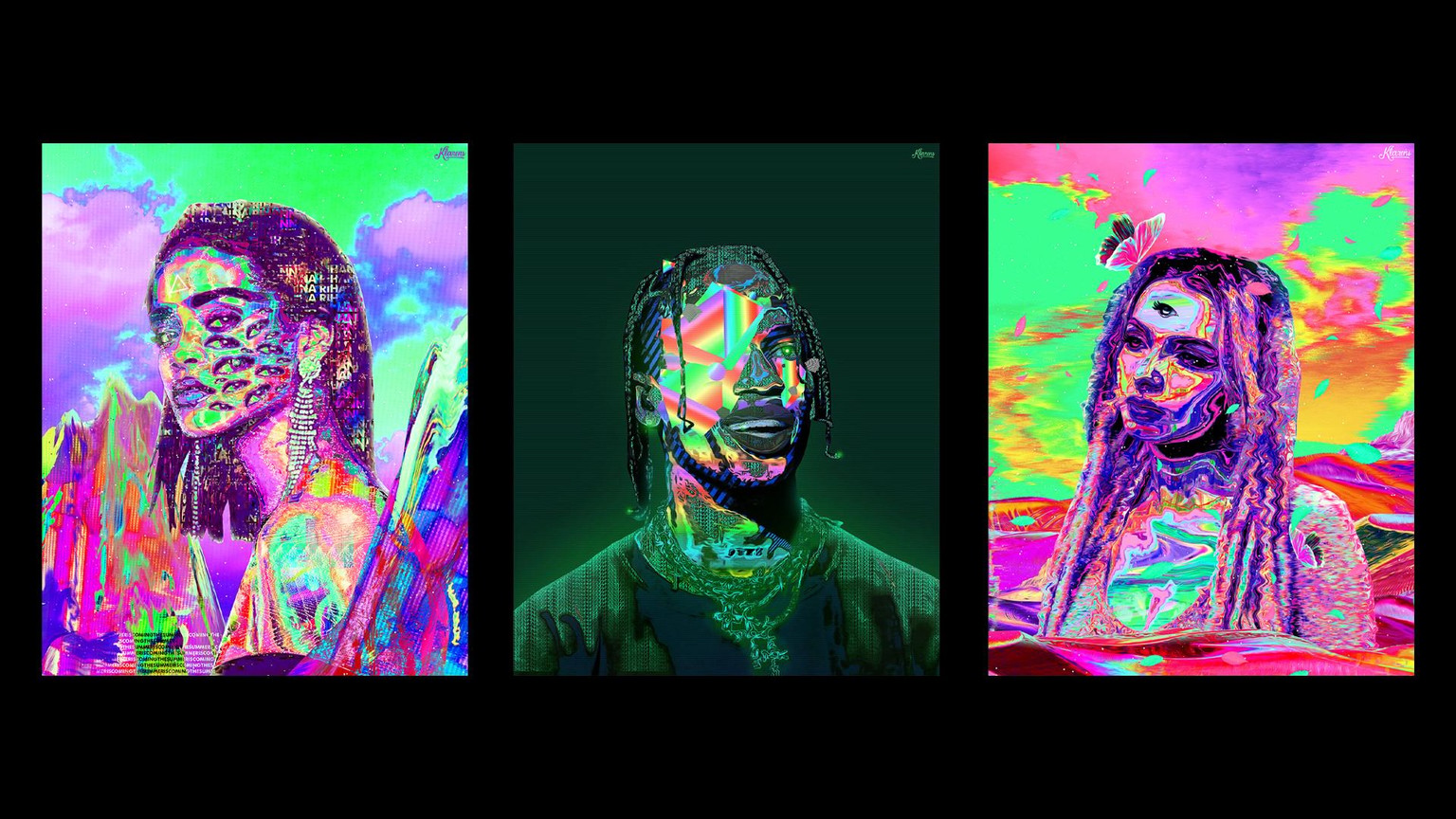 Retro Futuristic Portraits - image 2 - student project