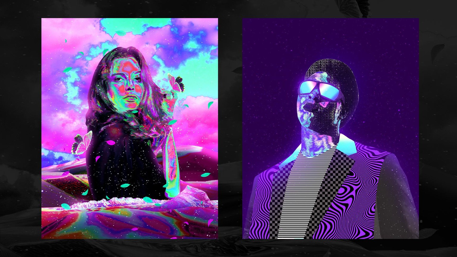 Retro Futuristic Portraits - image 3 - student project