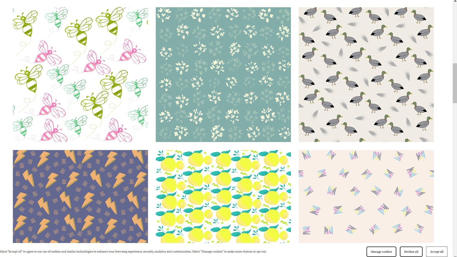 Ruta Tausend Patterns - my website - image 2 - student project