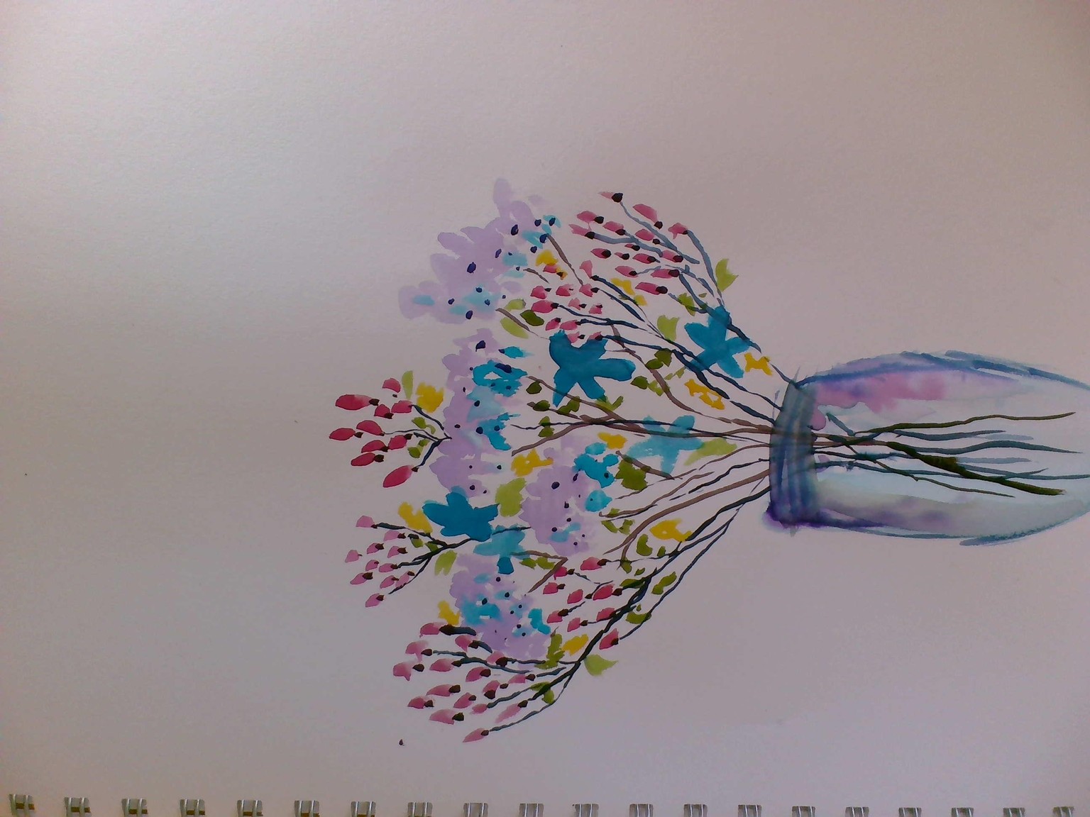 Water colour flowers <3 - image 2 - student project