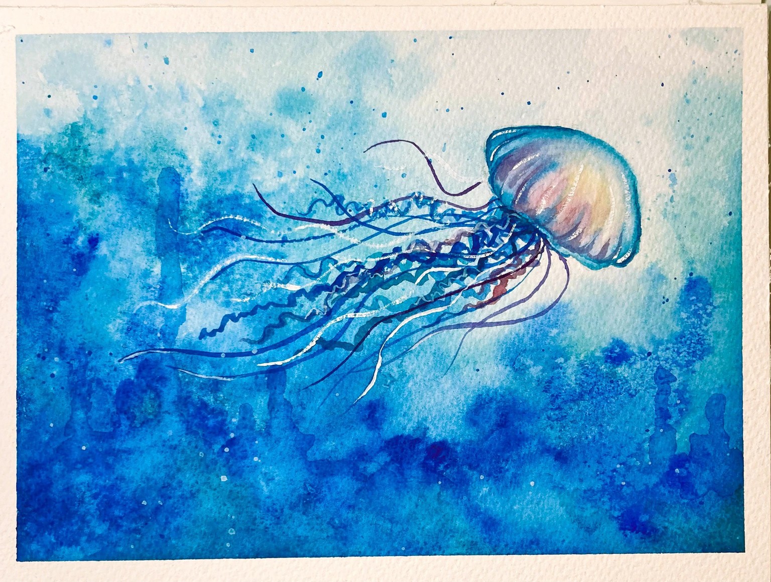 Jellyfish exploration series - image 1 - student project