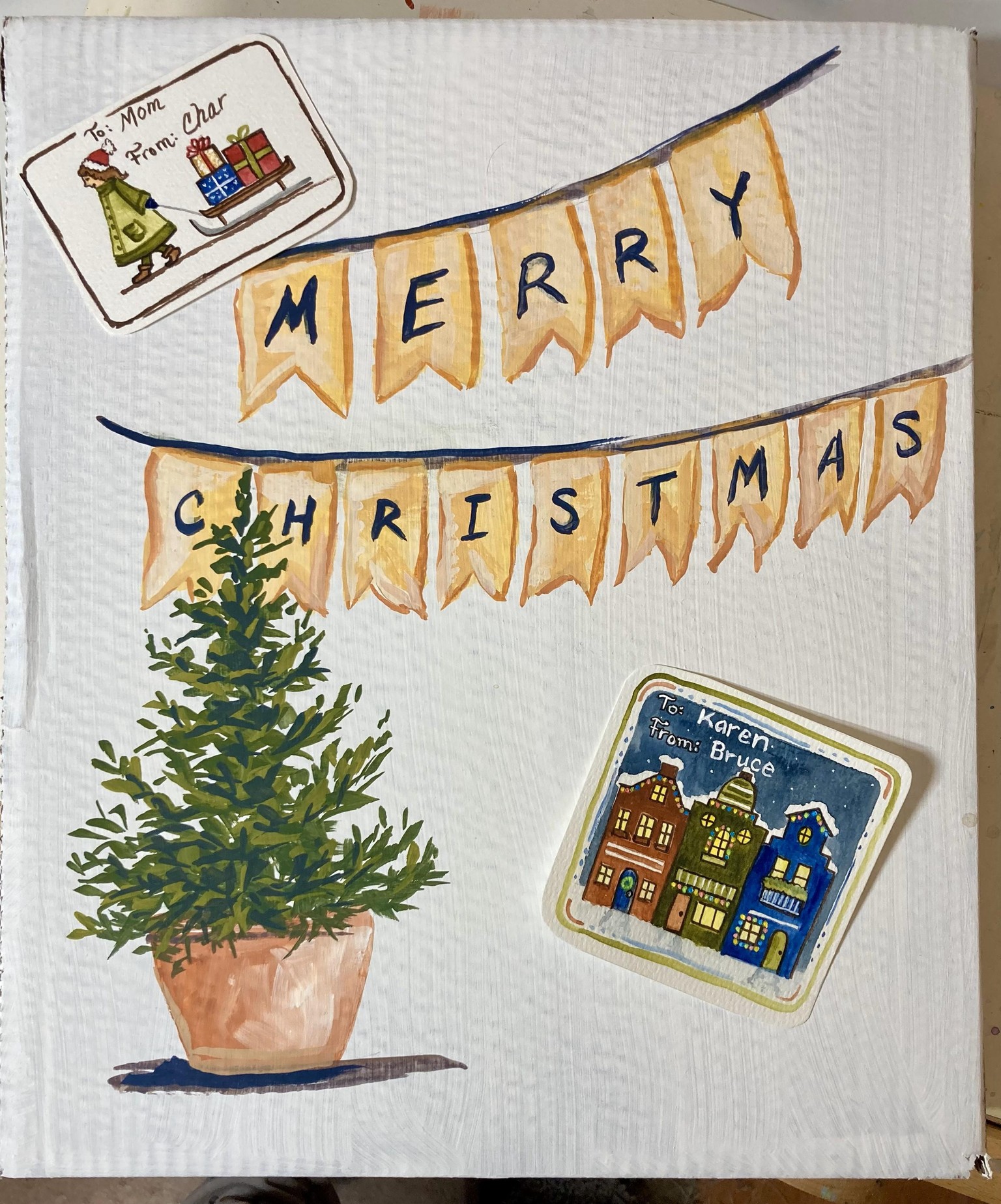 Christmas tags 2024 - image 1 - student project