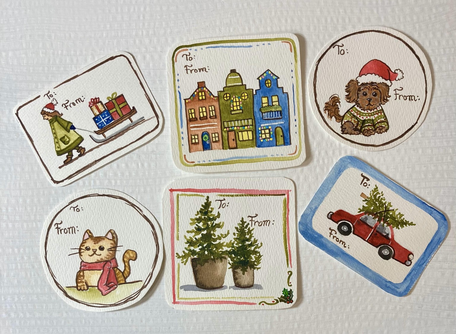 Christmas tags 2024 - image 2 - student project