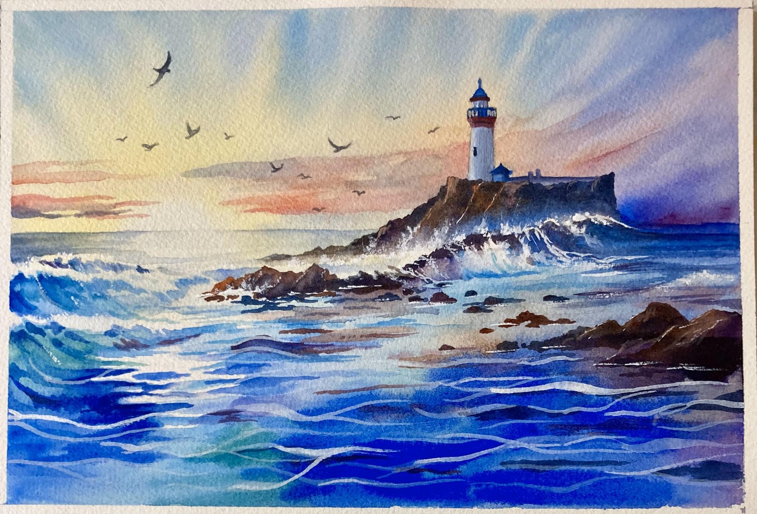 Lighthouse Seascape - image 1 - student project
