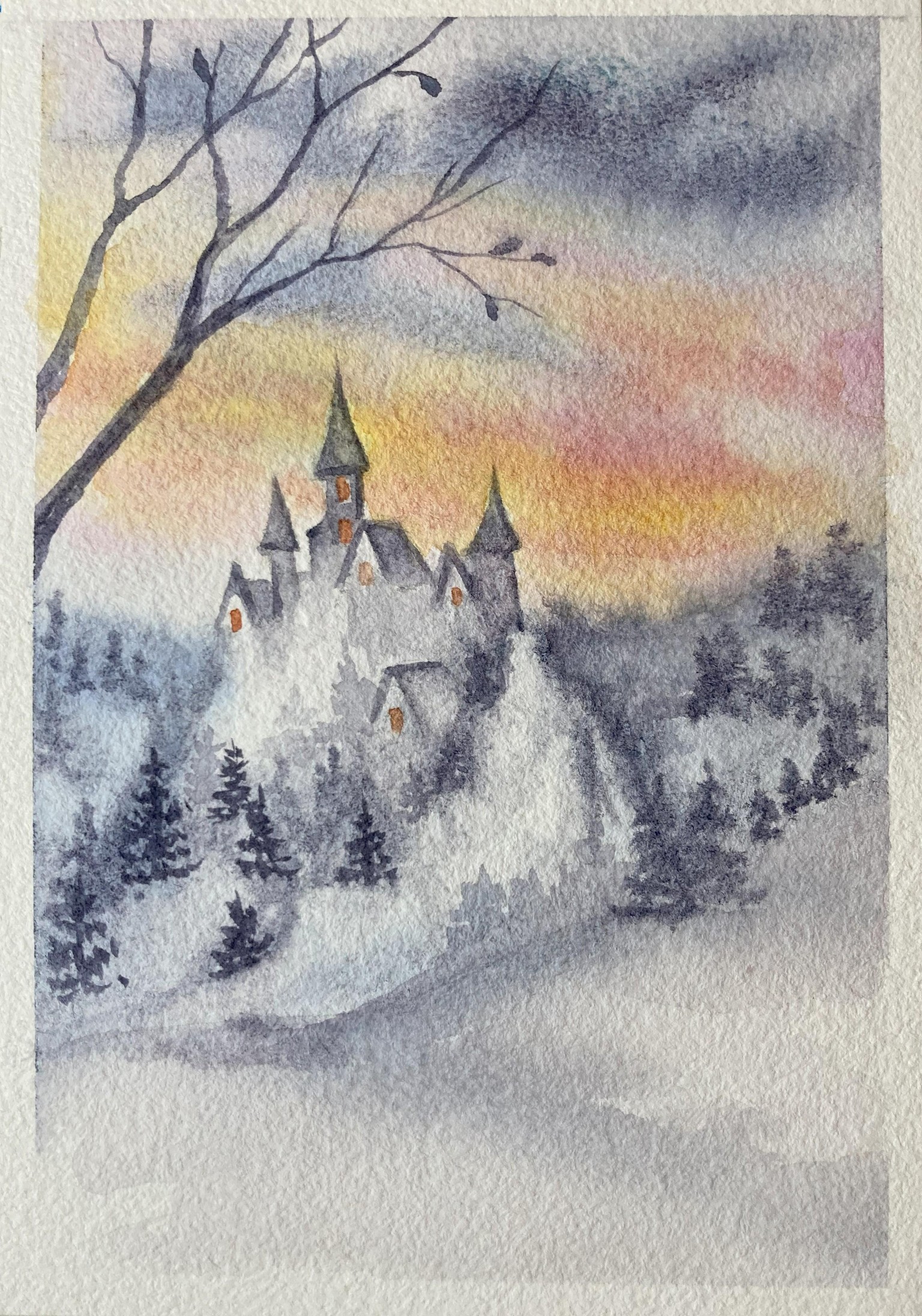 #ShowYourArt_Scholarship2024 - Winter Castle - image 1 - student project