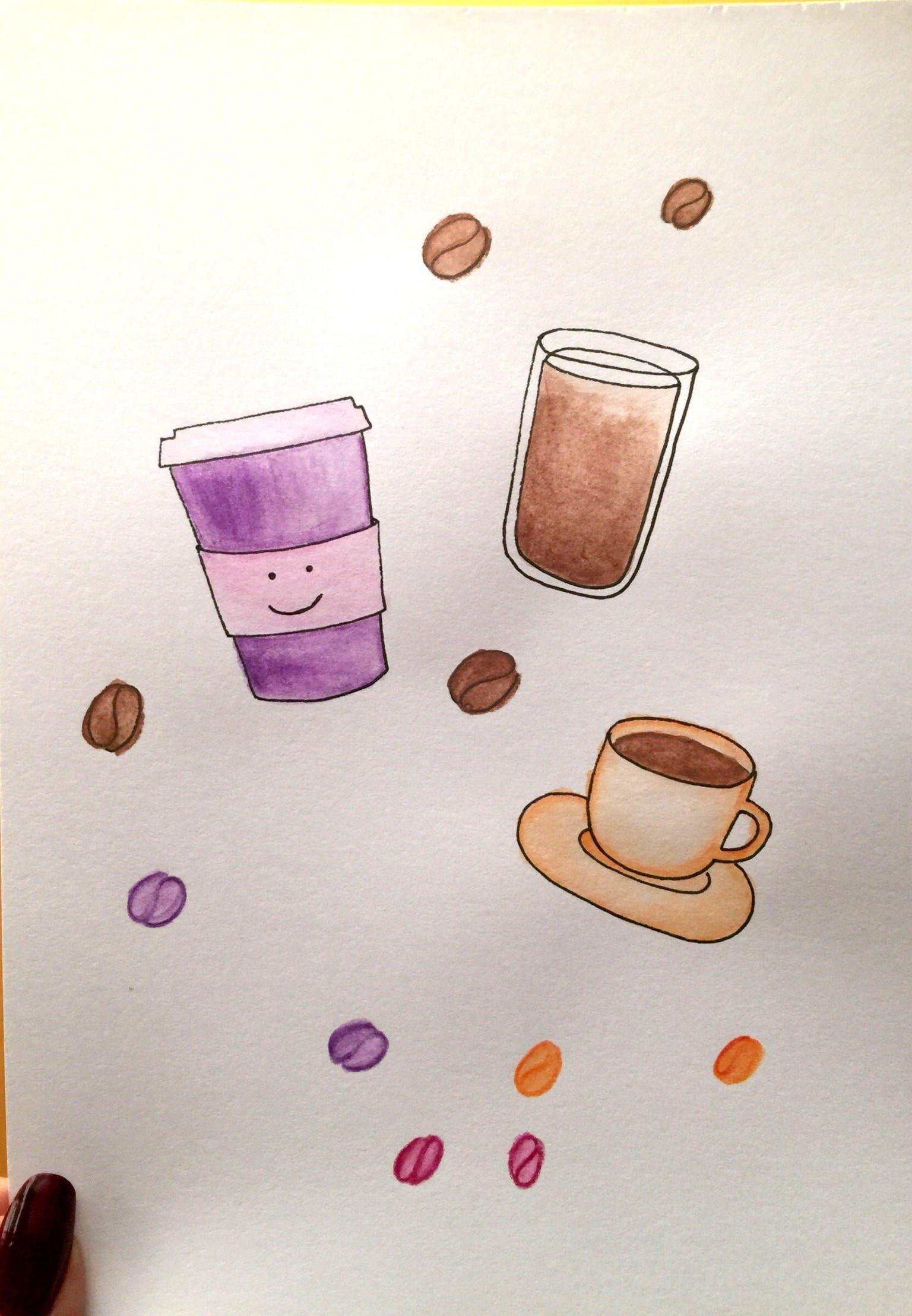 Coffee Pattern - image 3 - student project