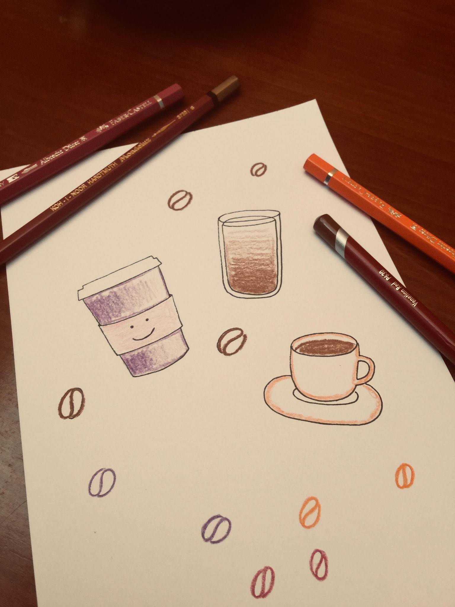 Coffee Pattern - image 2 - student project