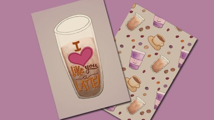 Coffee Pattern - image 8 - student project