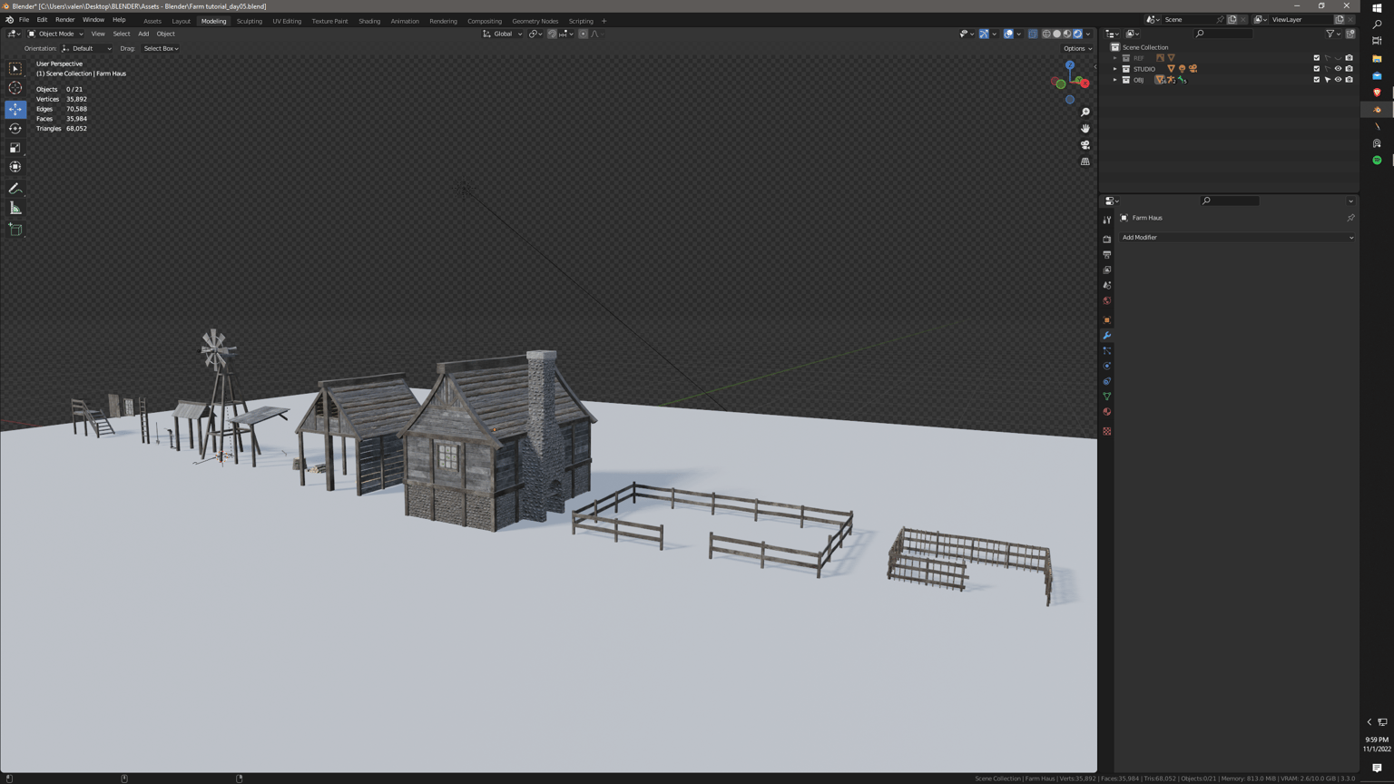 The Ultimate Medieval Scene - Blender / fully animated scene - image 14 - student project