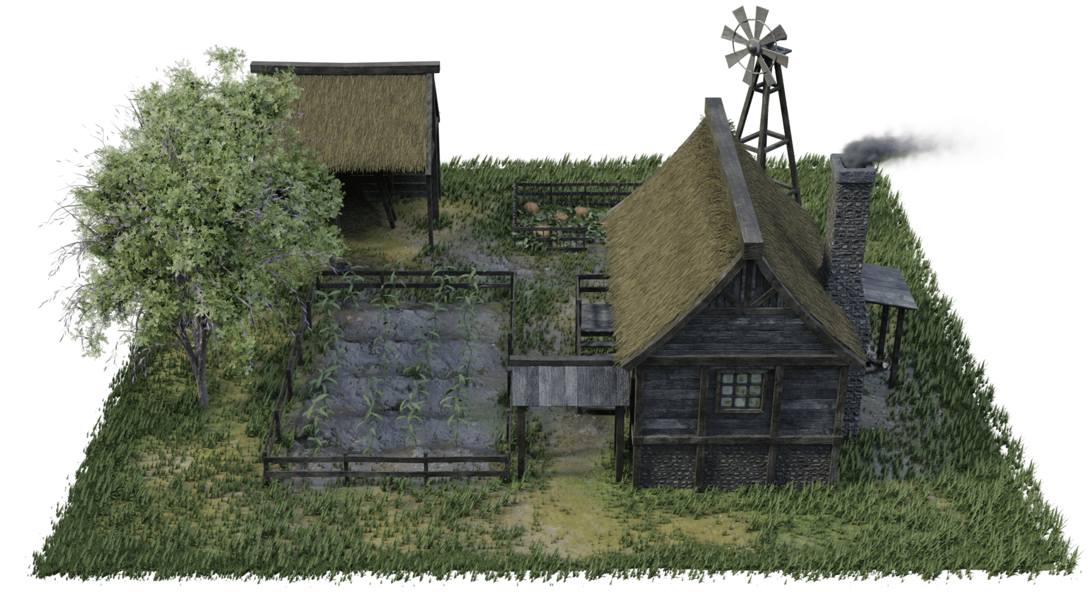 The Ultimate Medieval Scene - Blender / fully animated scene - image 12 - student project