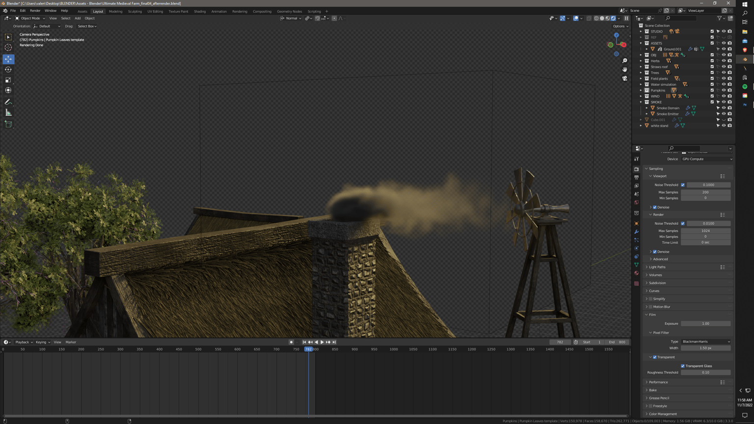 The Ultimate Medieval Scene - Blender / fully animated scene - image 19 - student project