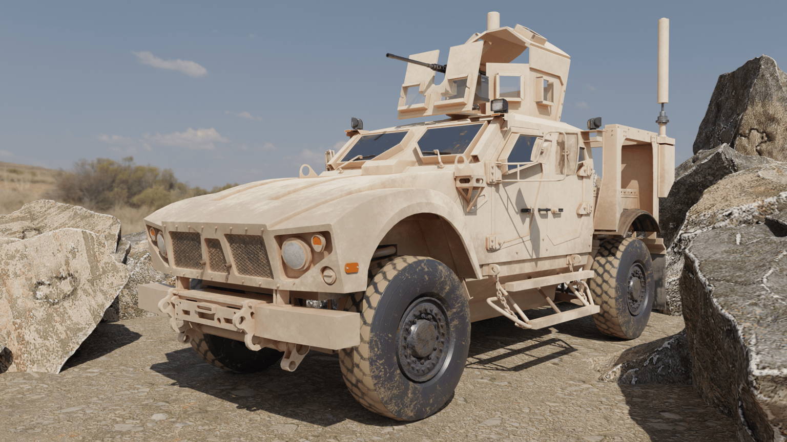 Oshkosh - Blender / Substance 3D Painter / Unity - image 1 - student project