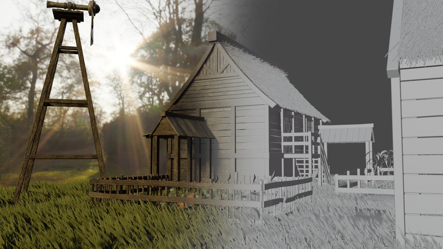 The Ultimate Medieval Scene - Blender / fully animated scene - image 8 - student project
