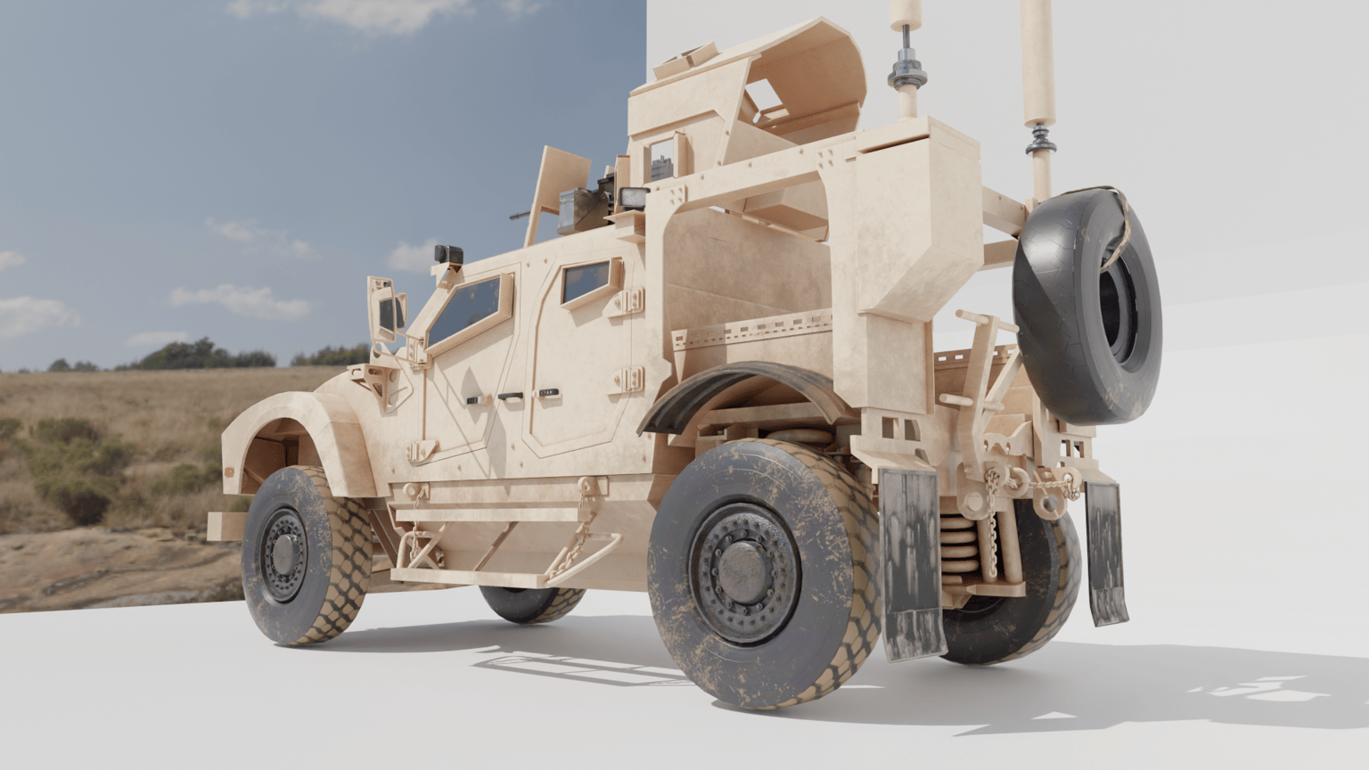 Oshkosh - Blender / Substance 3D Painter / Unity - image 3 - student project
