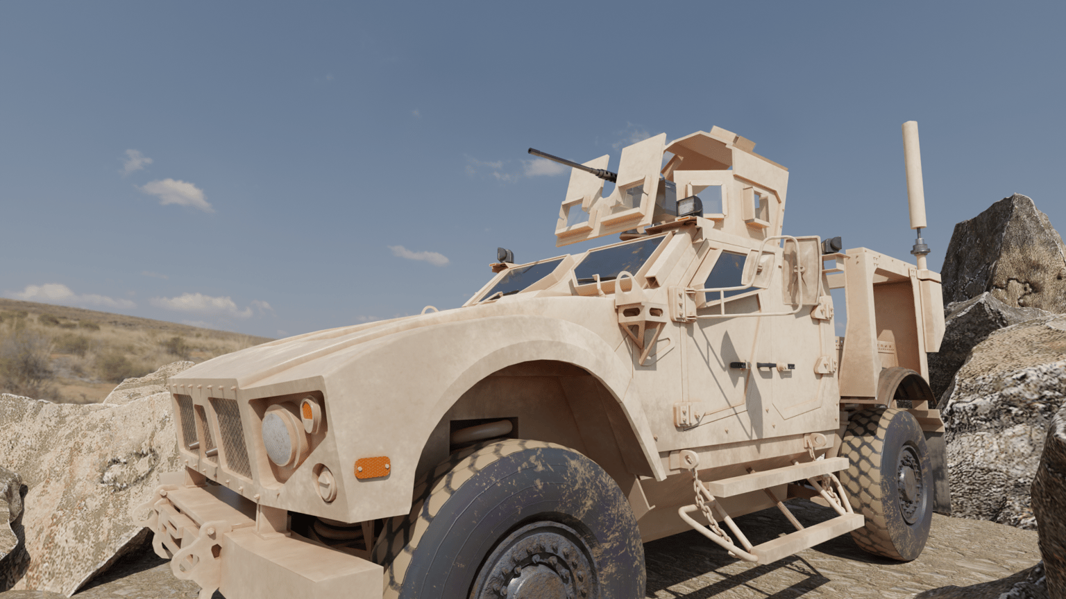 Oshkosh - Blender / Substance 3D Painter / Unity - image 7 - student project