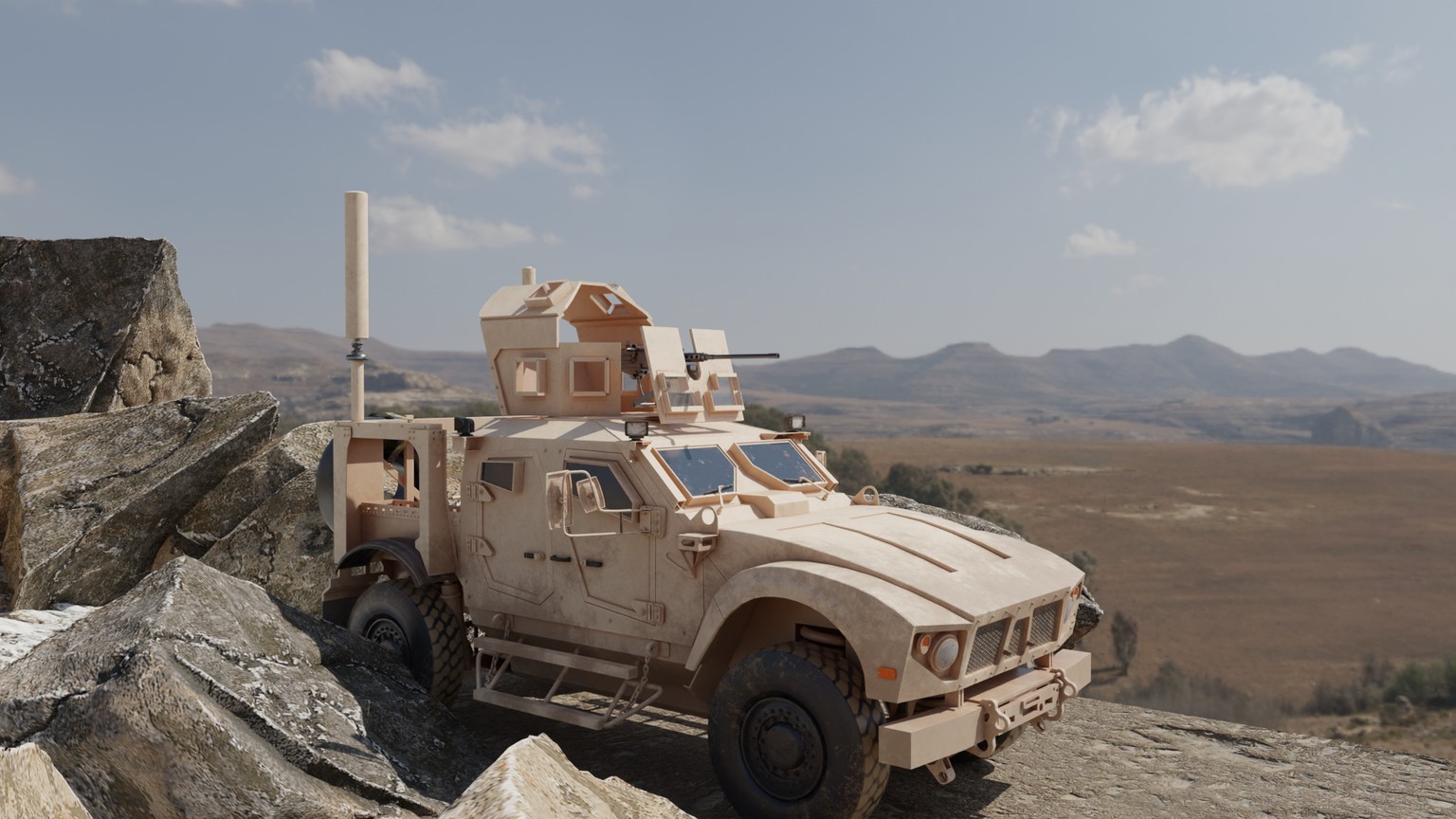 Oshkosh - Blender / Substance 3D Painter / Unity - image 6 - student project