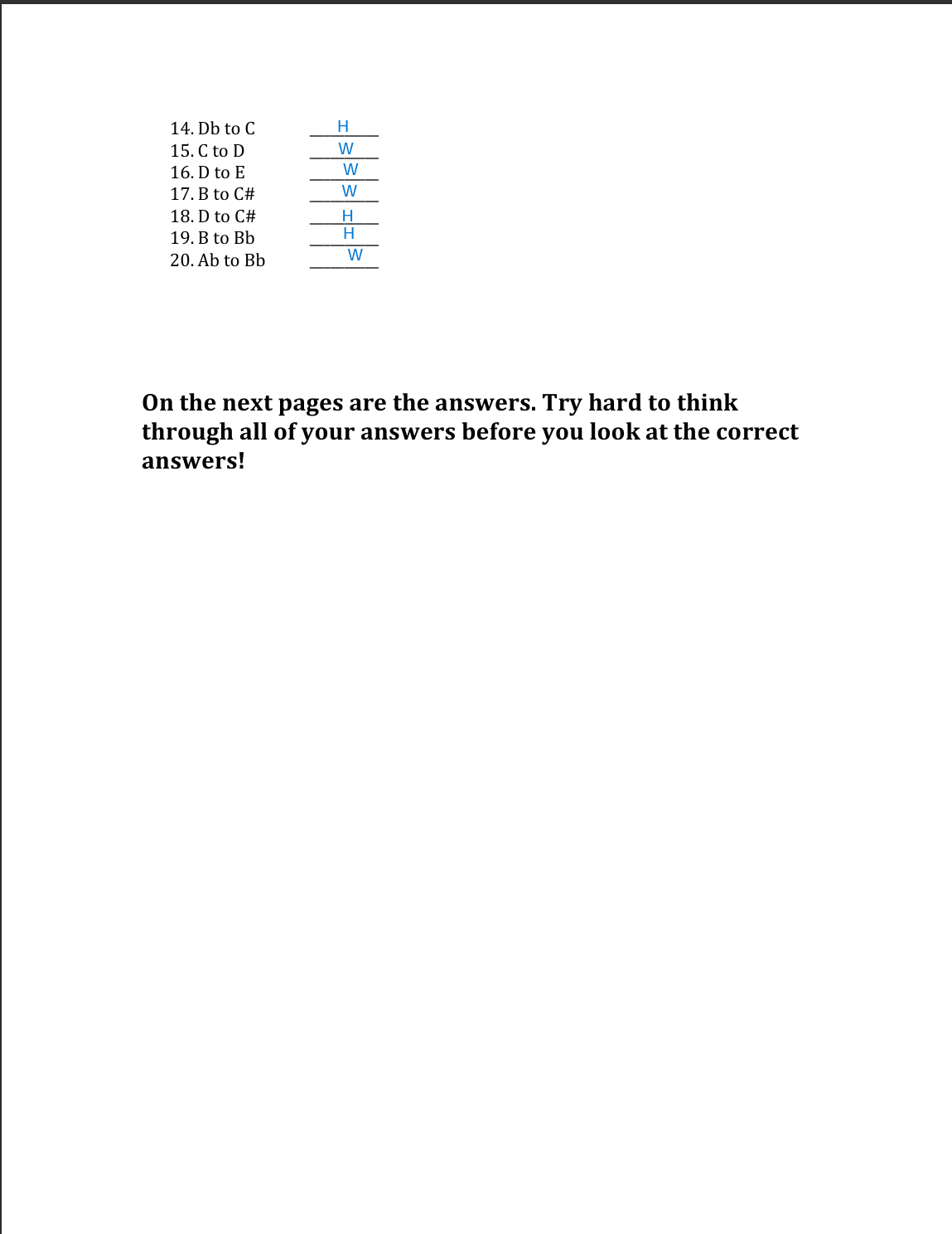 Music Theory - Worksheets and Project files - image 9 - student project