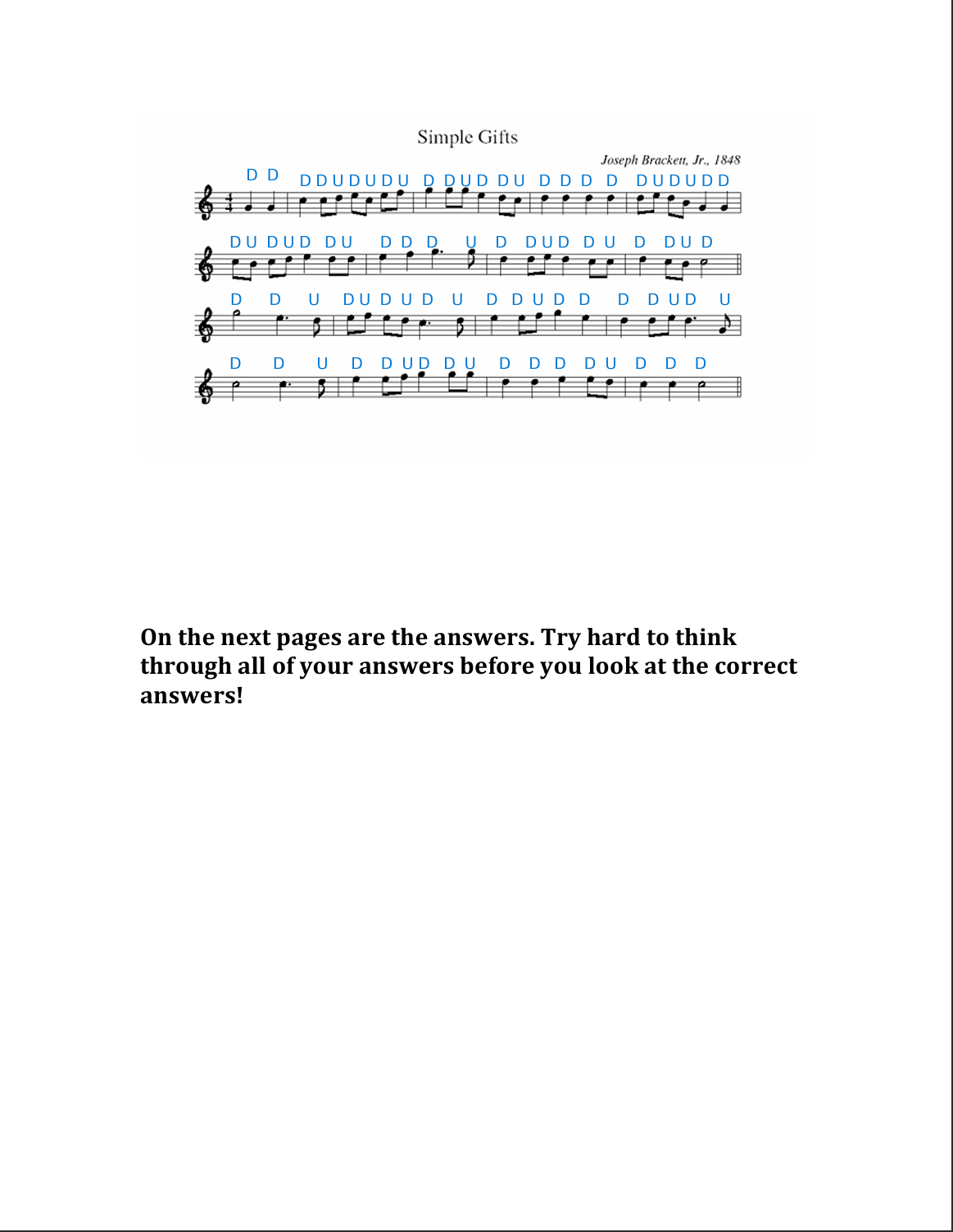 Music Theory - Worksheets and Project files - image 5 - student project