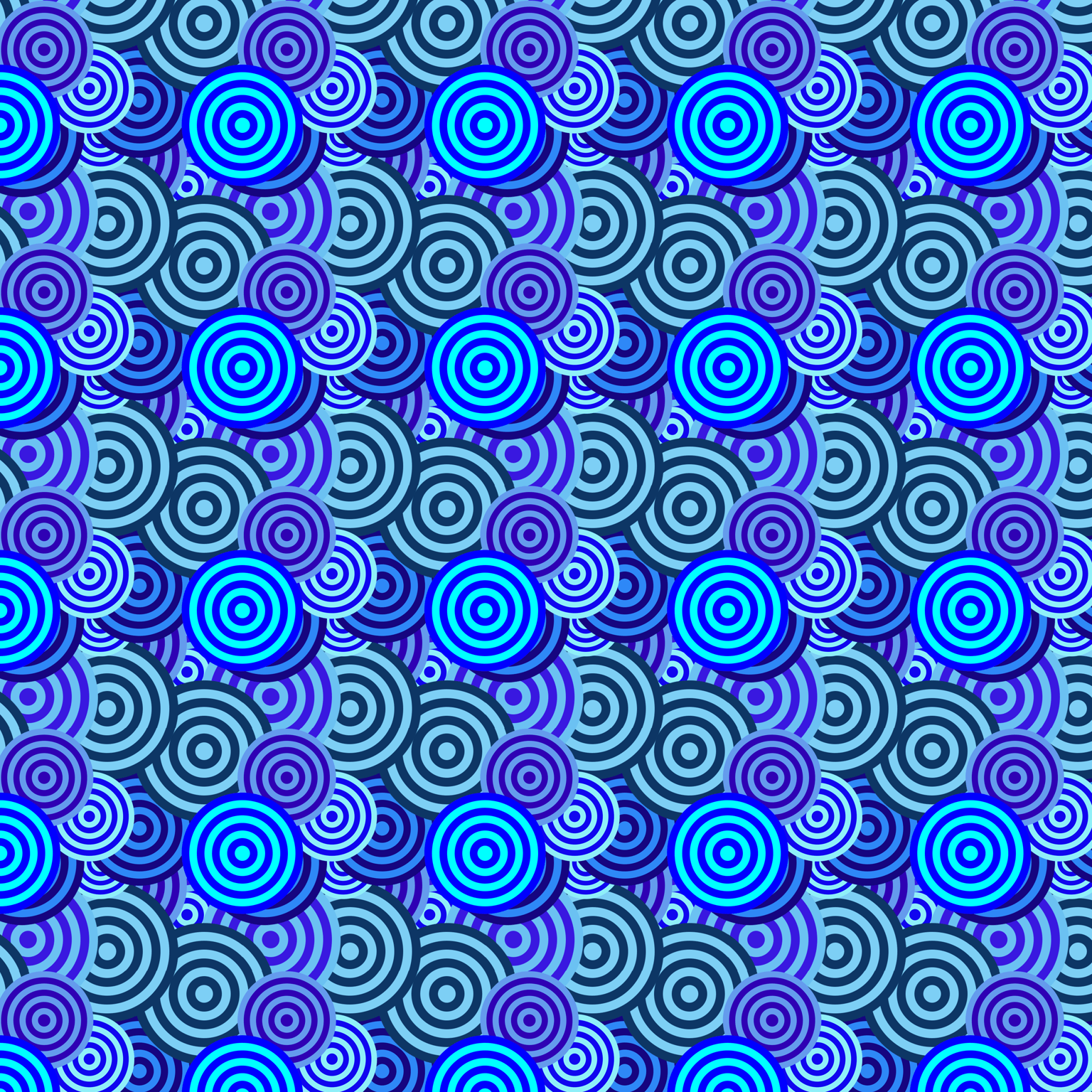 Random blue circles paper - image 1 - student project