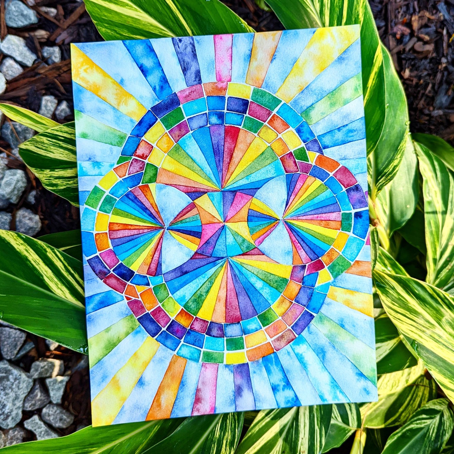Rainbow Eye Vesica Piscis - image 4 - student project
