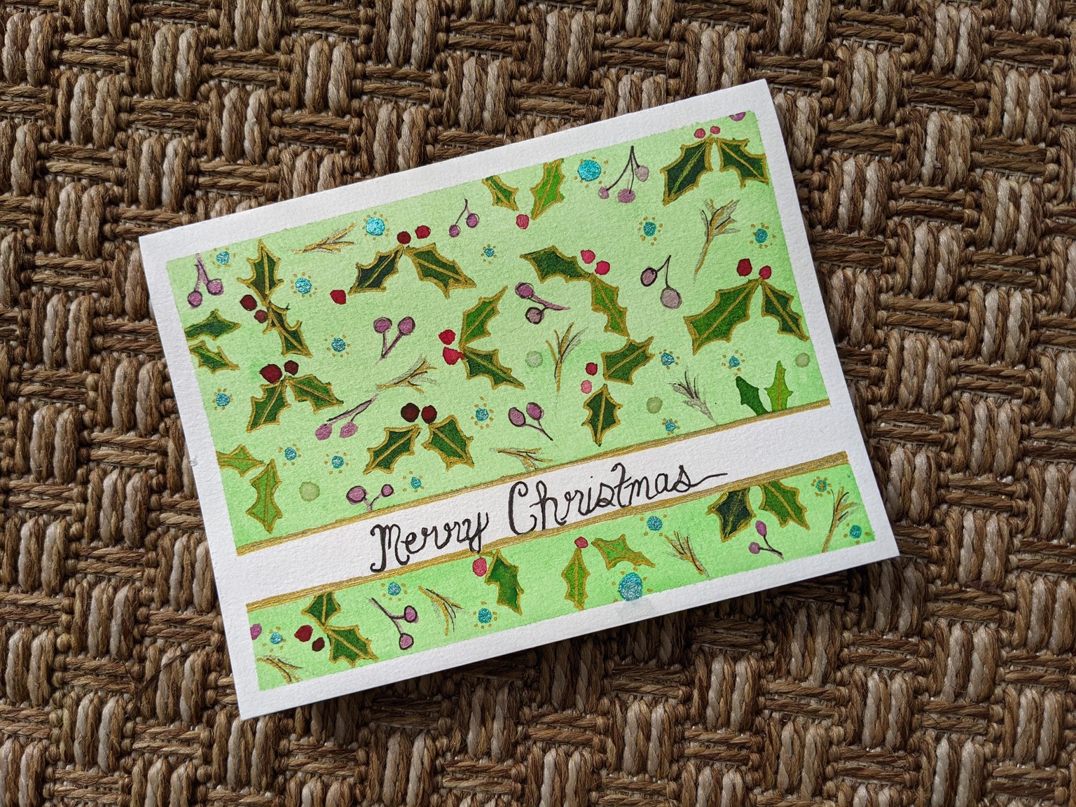 Watercolor Patterns and Holiday Cards - image 4 - student project