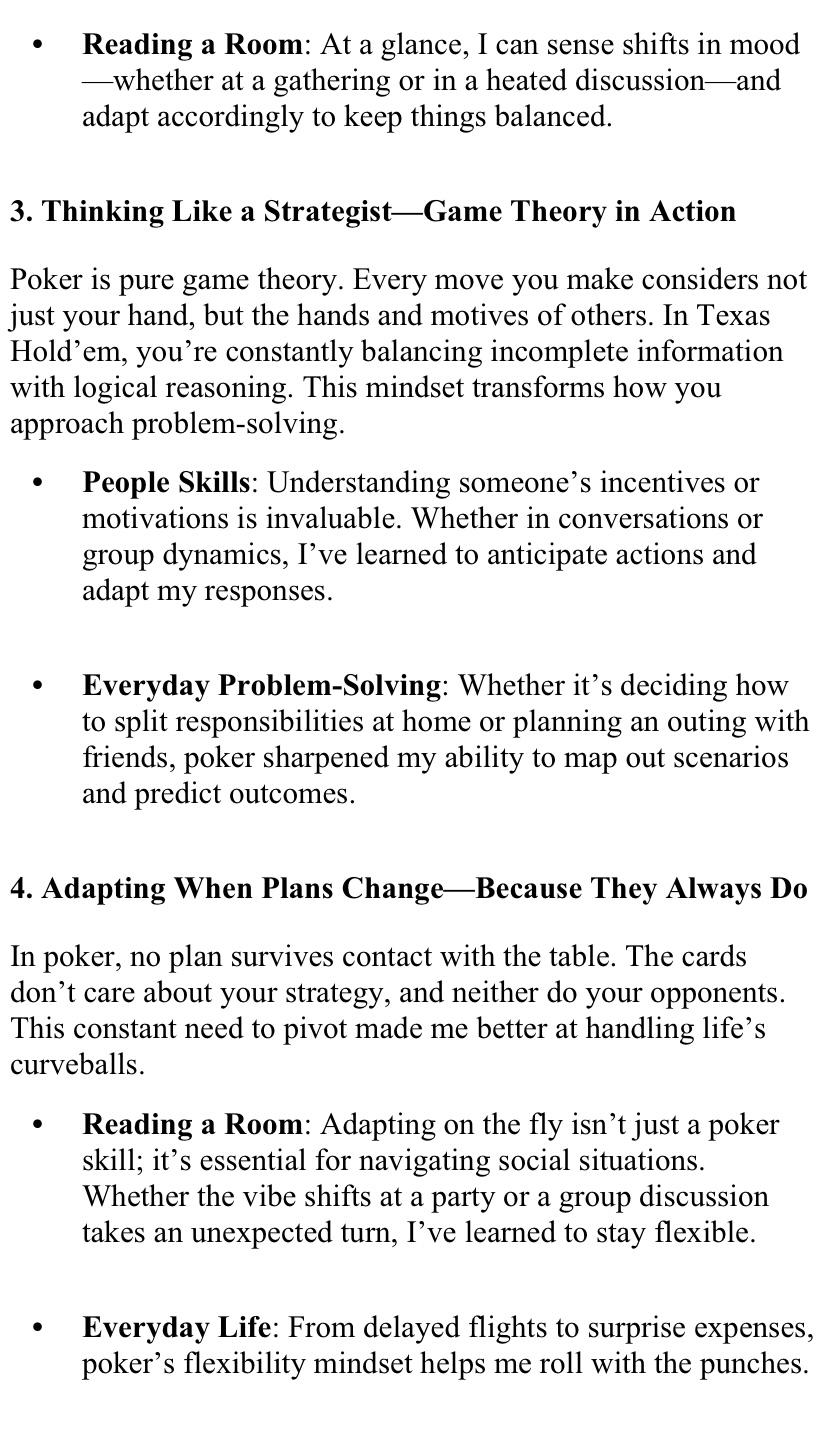 Poker Skills - image 2 - student project