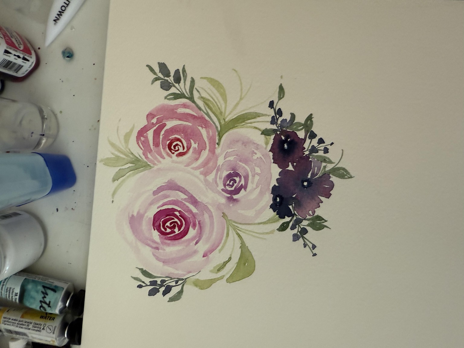 Roses composition - image 1 - student project
