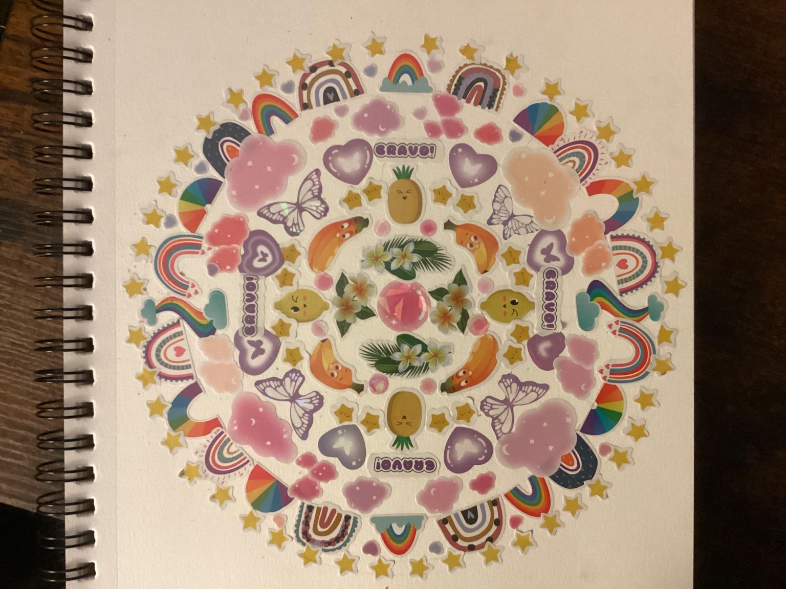 Sticker mandala - image 1 - student project