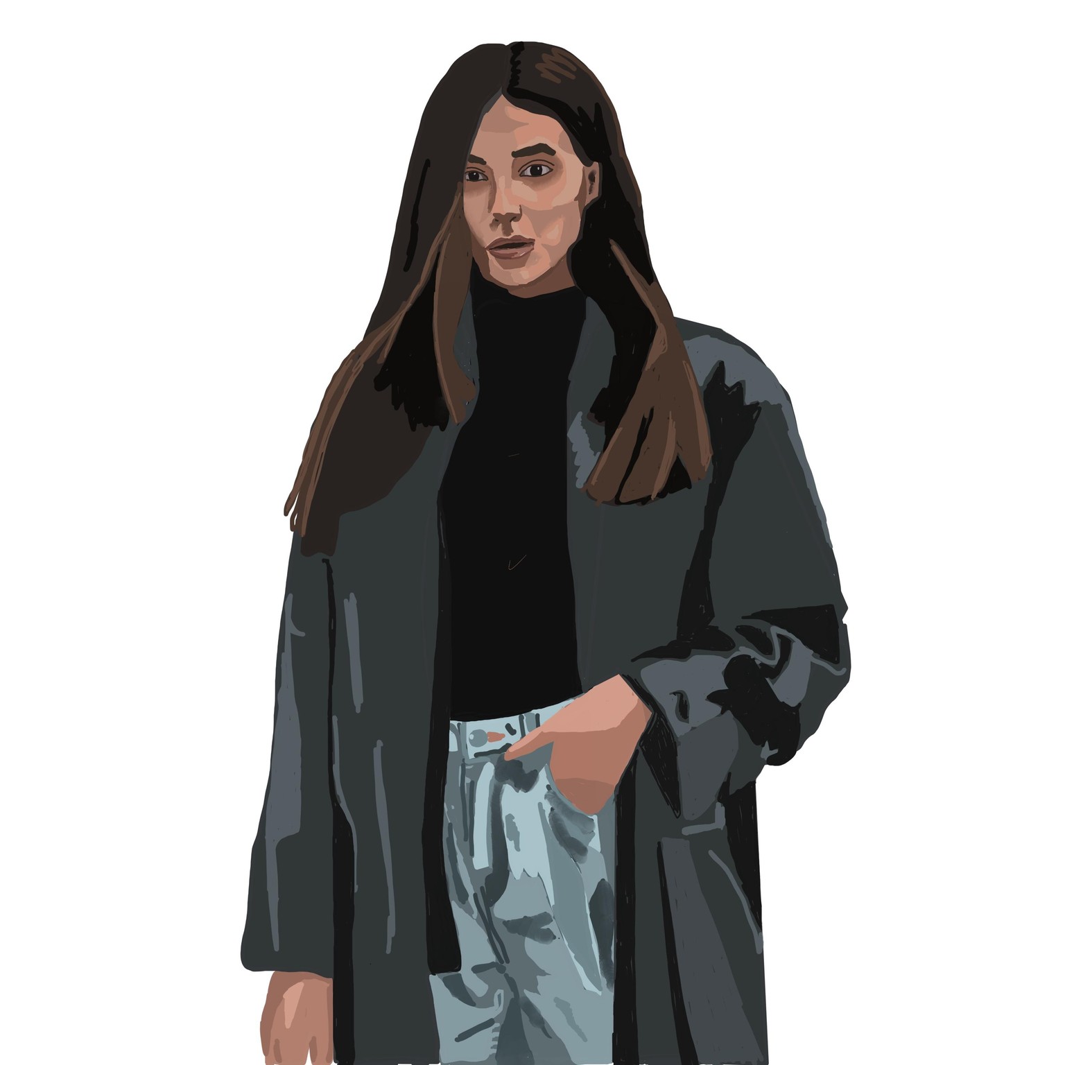 Digital Illustration - Modern Portraits - image 1 - student project