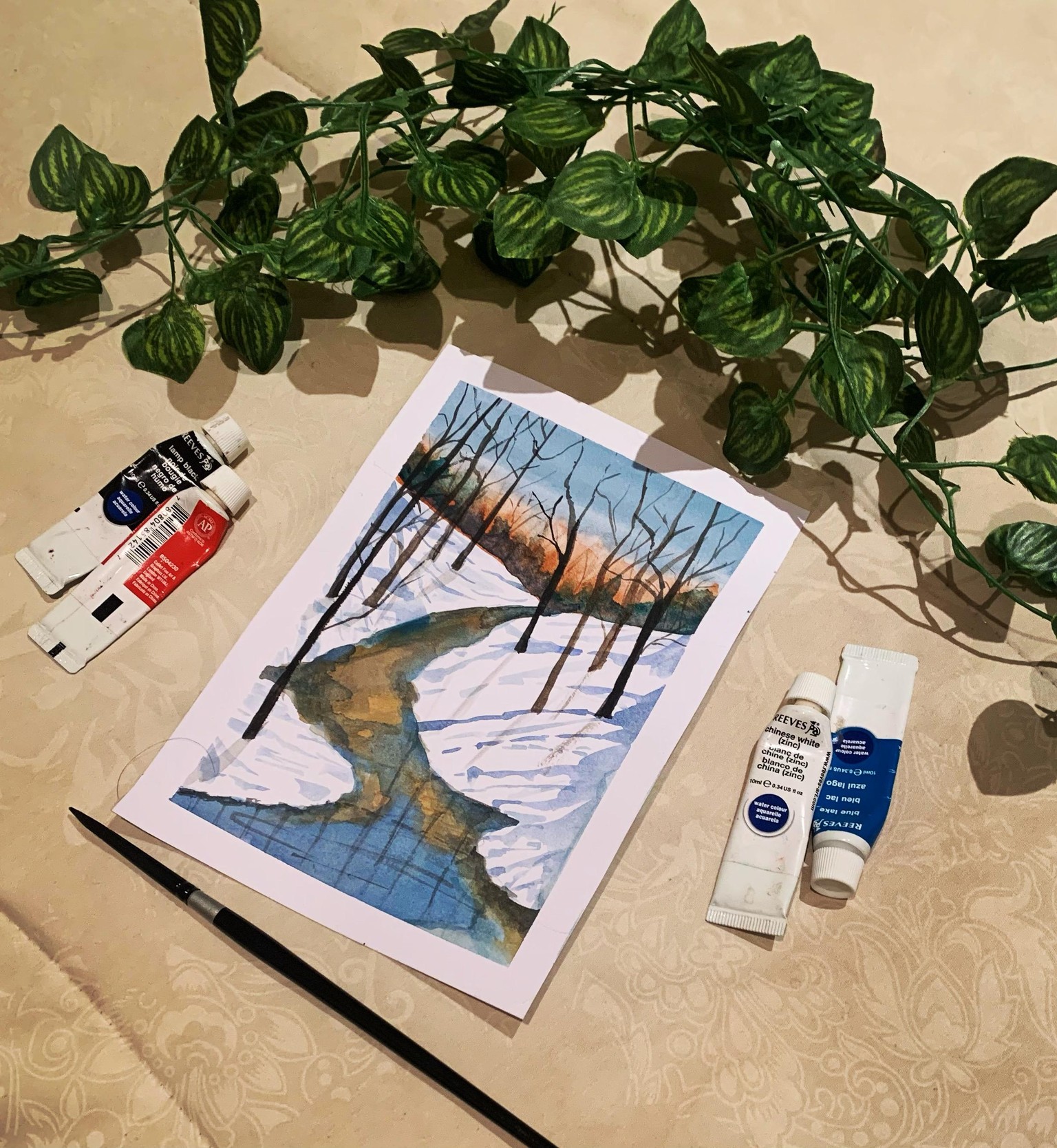 Watercolor Landscape - image 1 - student project