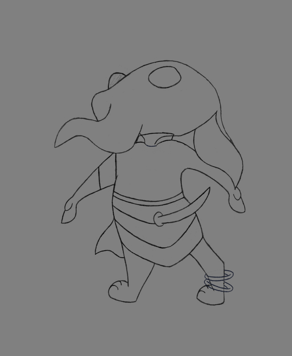 Cadpig as Kida on Stage - image 2 - student project