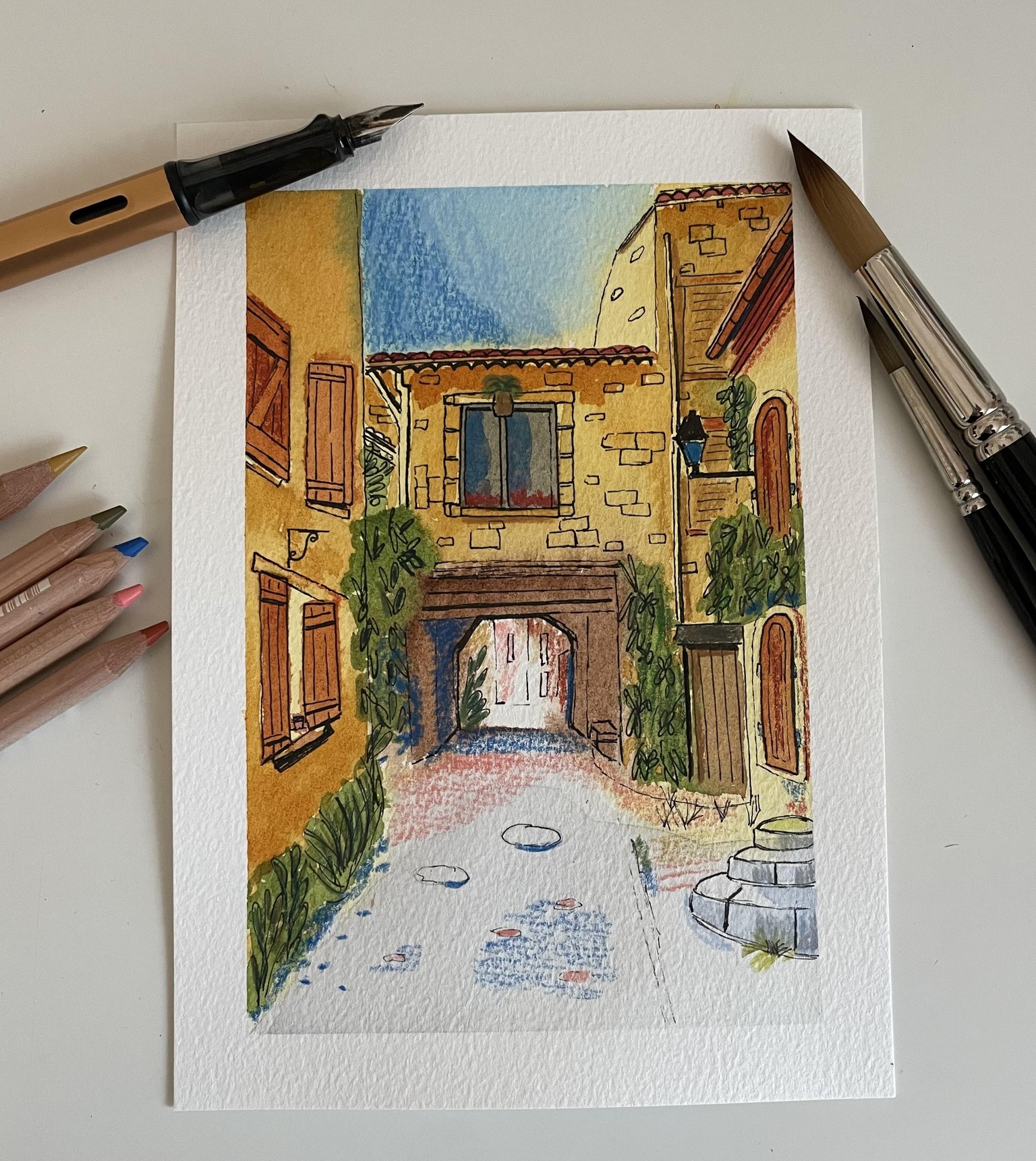 Provence sketches - image 1 - student project