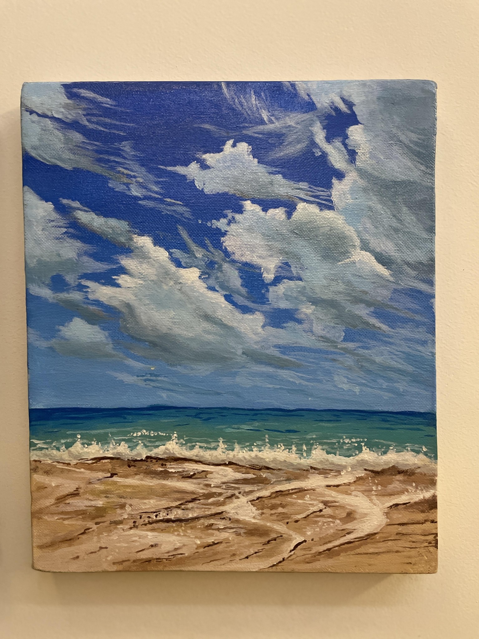 Seascape Acrylic Painting - image 1 - student project