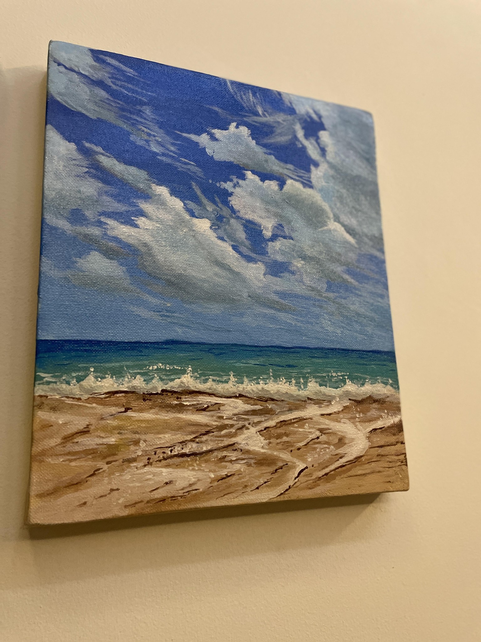 Seascape Acrylic Painting - image 2 - student project