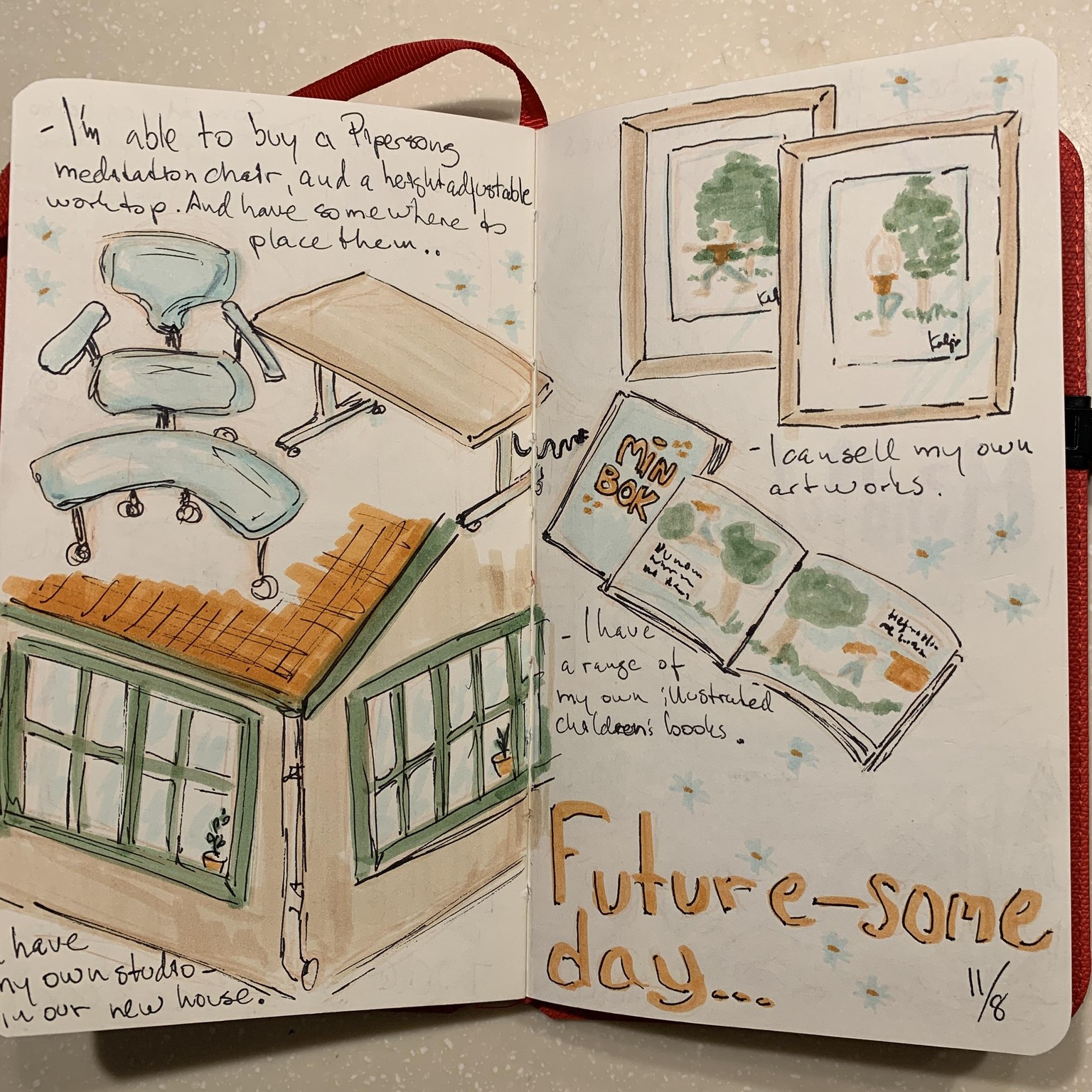 More from my illustrated journal - image 4 - student project