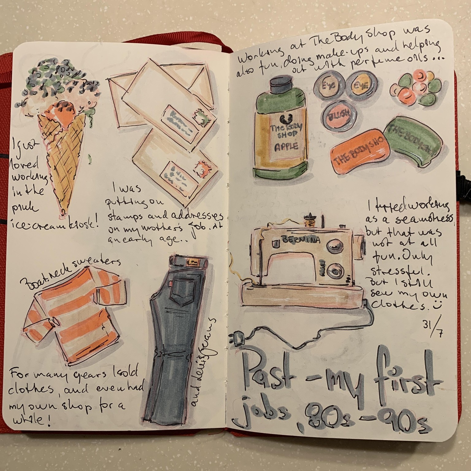 More from my illustrated journal - image 2 - student project