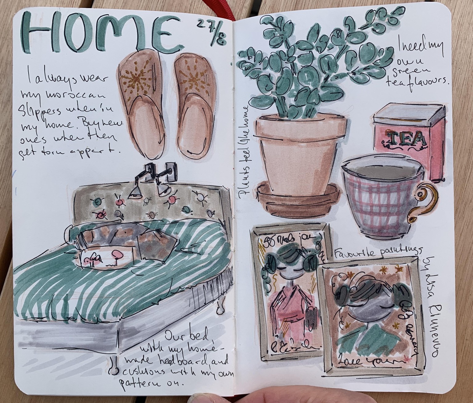 More from my illustrated journal - image 9 - student project
