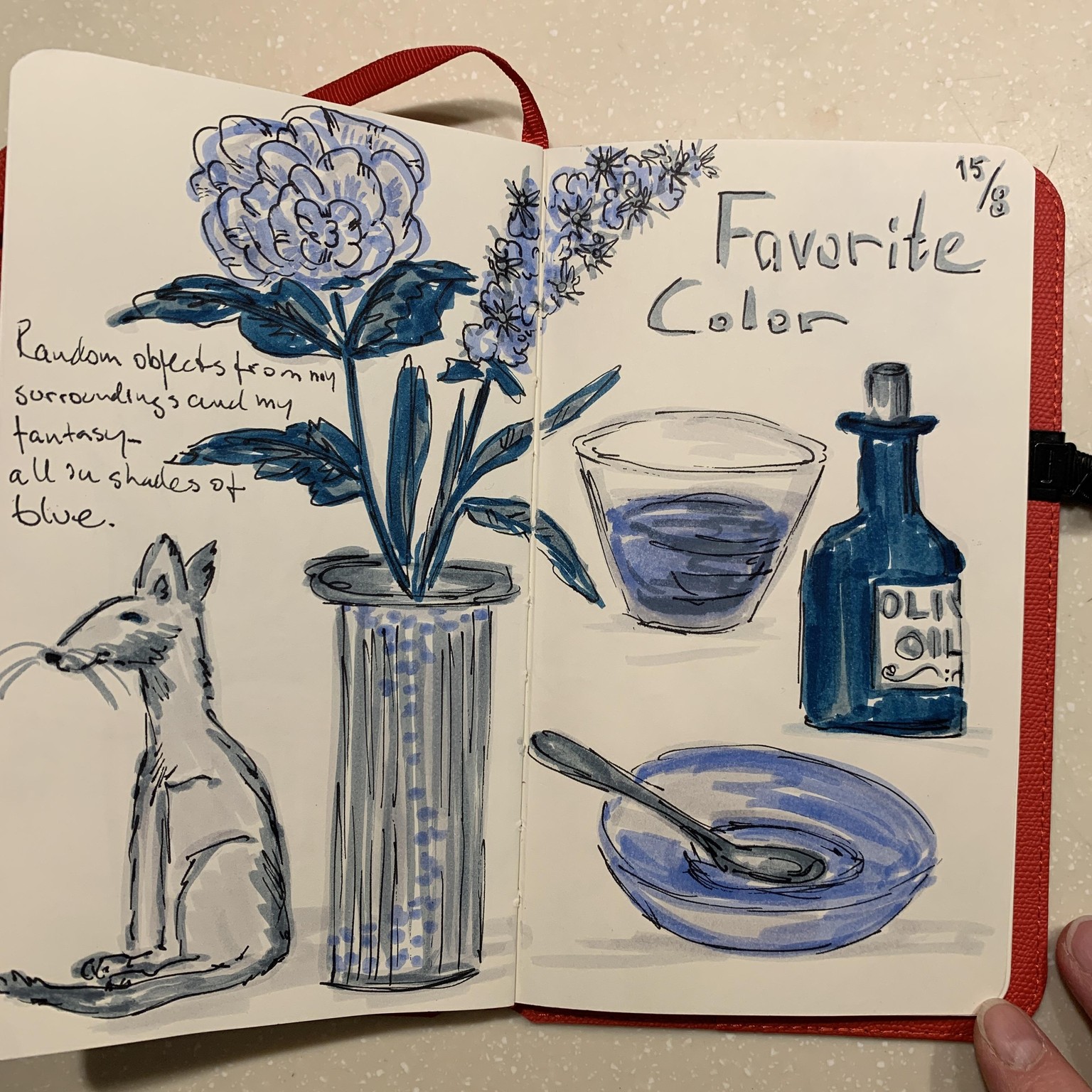 More from my illustrated journal - image 5 - student project
