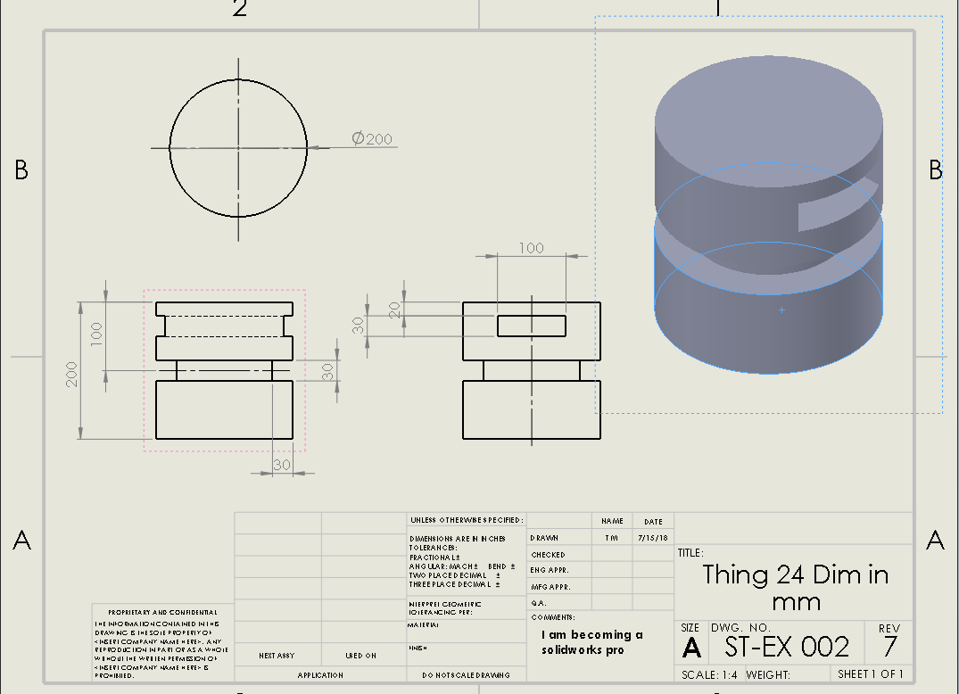 2D Drawing with adjustments - image 2 - student project