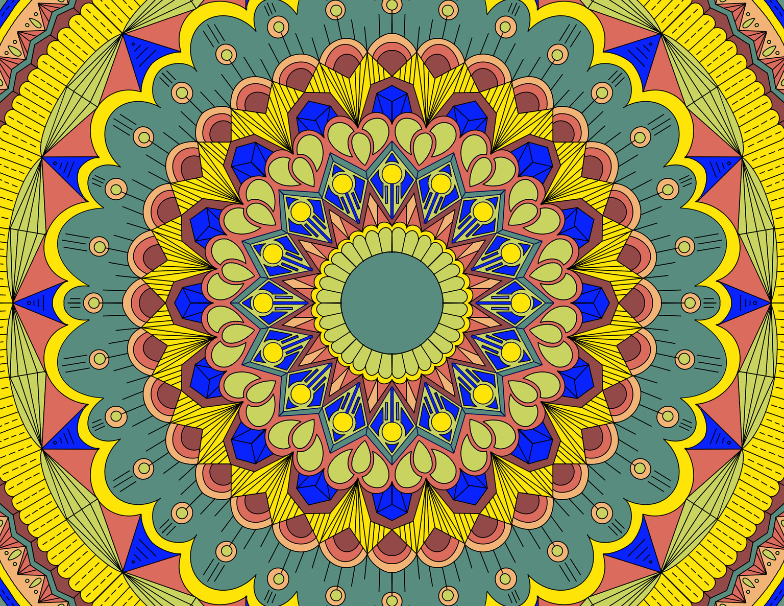 Building a Mandala from Scratch - image 6 - student project