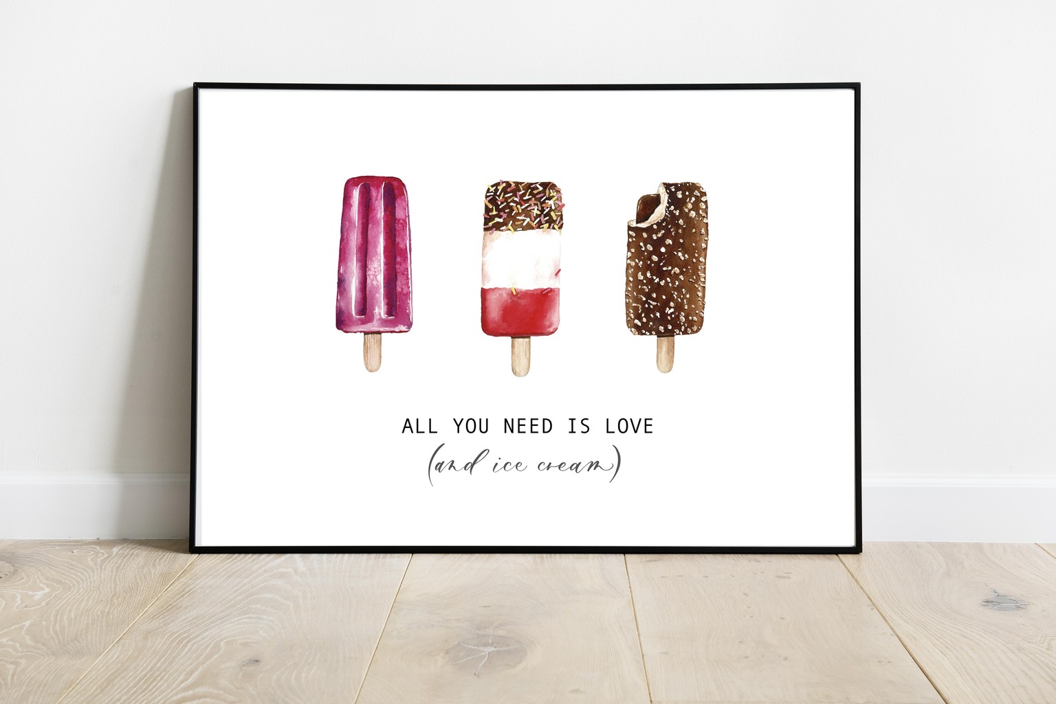 Fun Watercolour Techniques: Ice Lollies - image 2 - student project