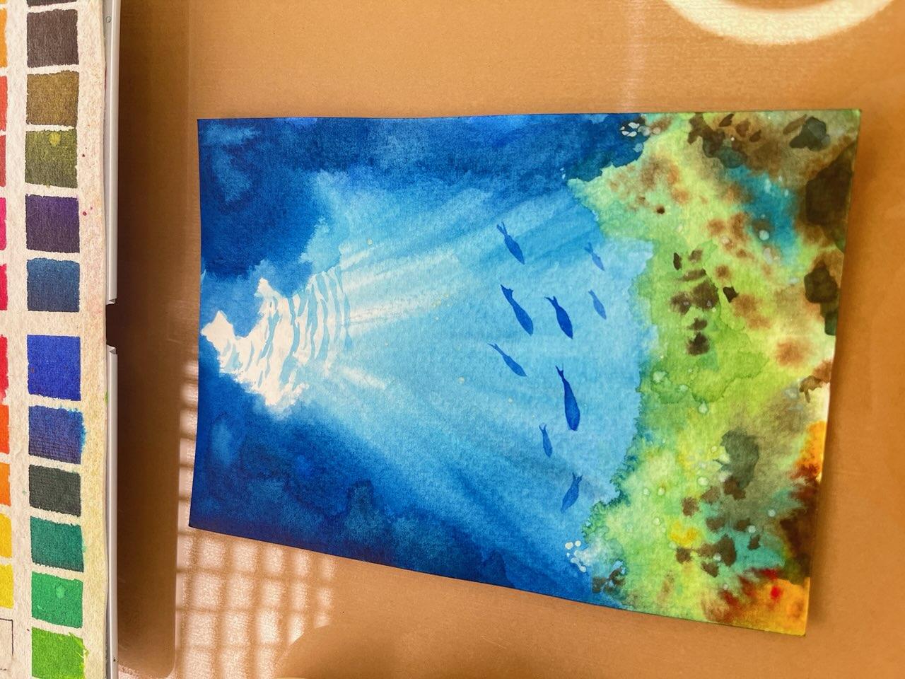 underwater scene - image 1 - student project