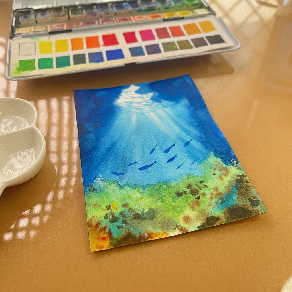 underwater scene - image 2 - student project