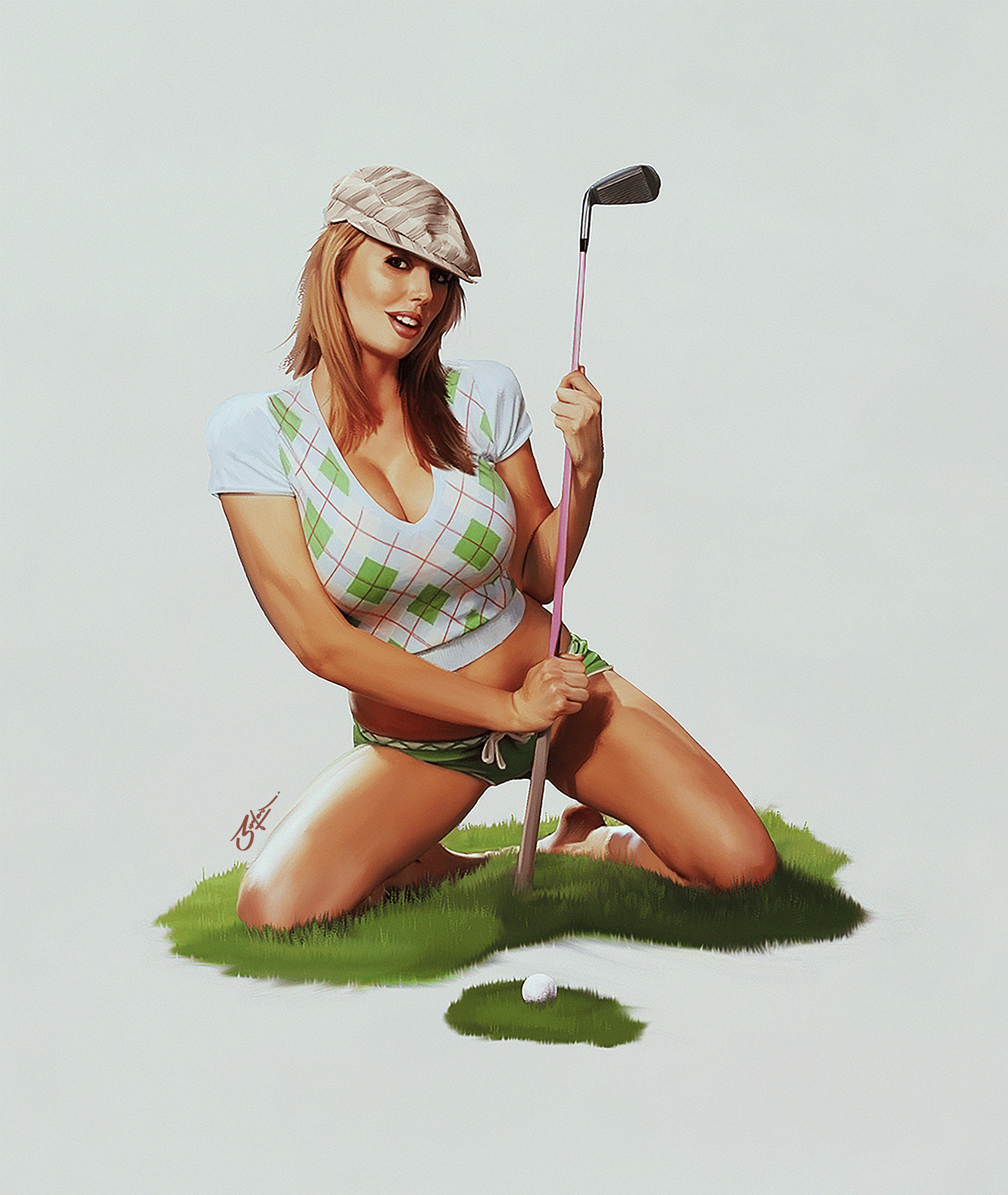 Three Pin-Ups slightly different styles - image 2 - student project