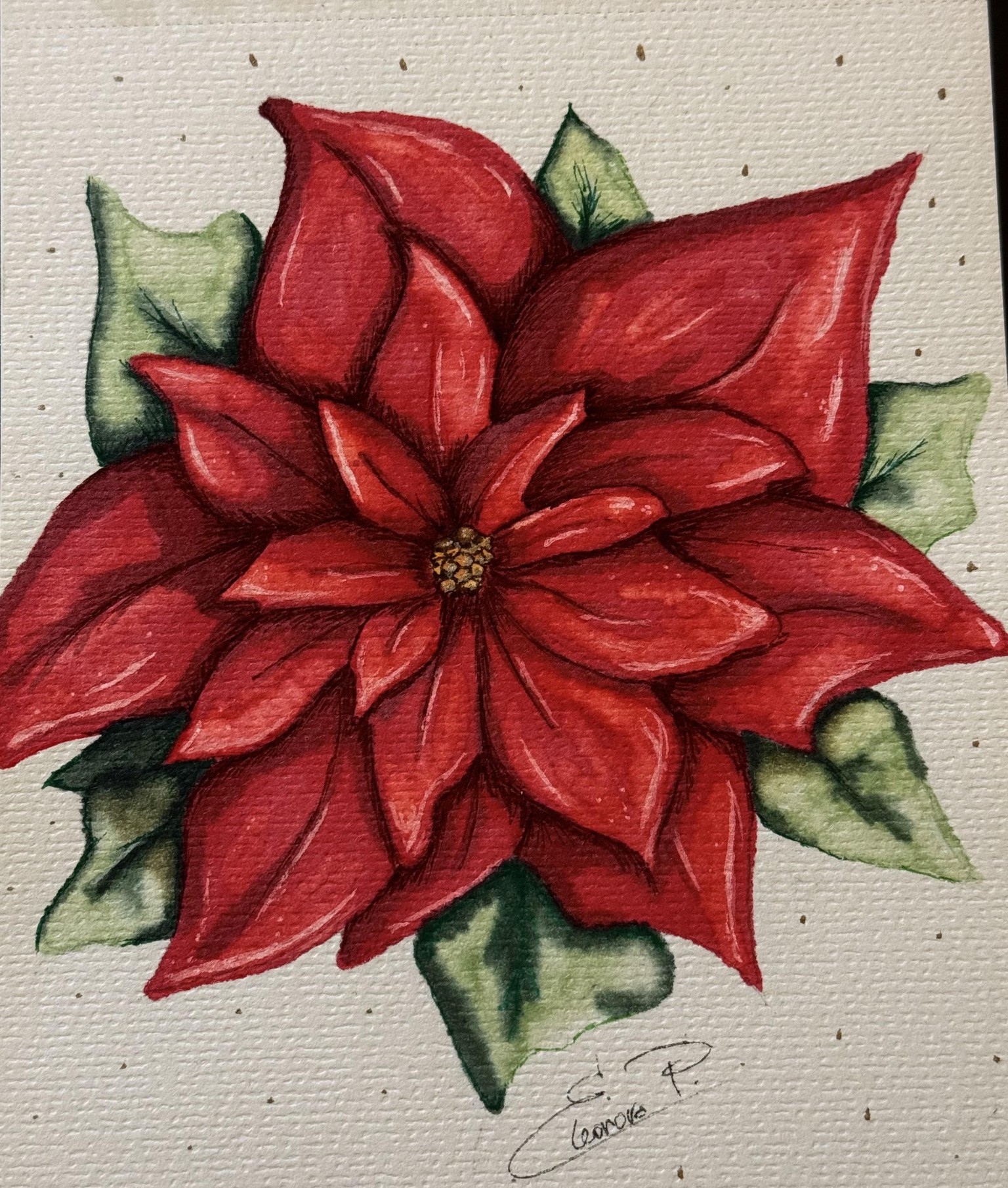 Christmas flower - image 1 - student project