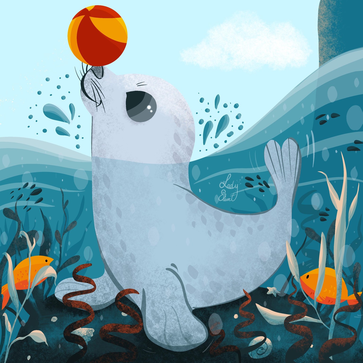 Playful Seal - image 1 - student project