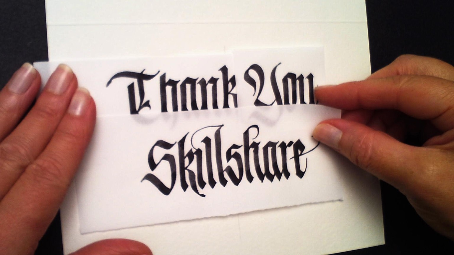 Sample Project: Thank You Card - image 2 - student project